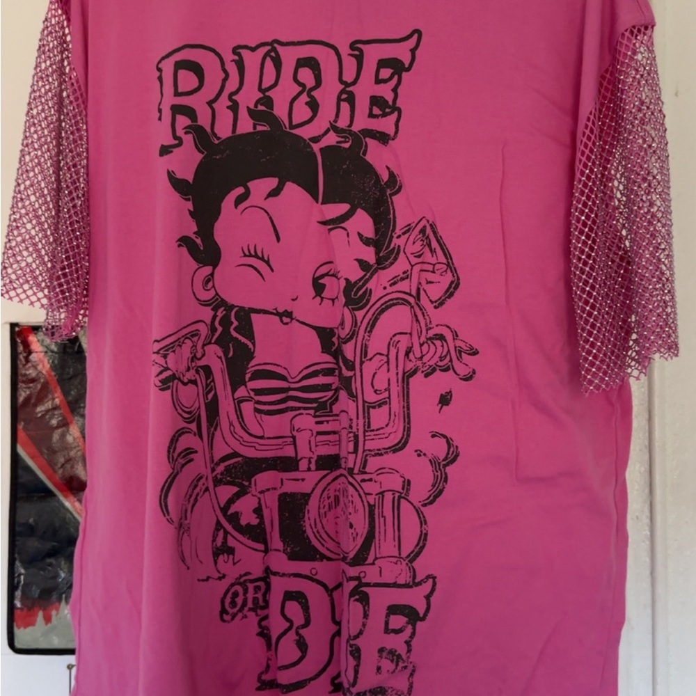 Pink Betty Boop Top